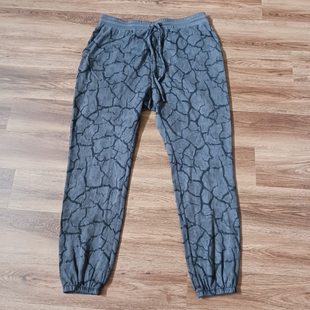 Twenty Montreal Hyper Reality Knit Joggers Mens XL Full Indigo TM6P03EQ-NM NWT